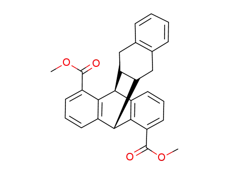 (5S,12S)-(-)-dimethyl 5,5a,6,11,11a,12-hexahydro-5,12<1',2'>benzenonaphthacene-1,15-dicarboxylate