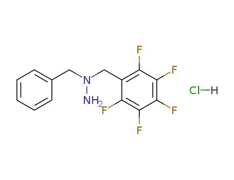 N-(2,3,4,5,6-pentafluorobenzyl)-N-benzylhydrazine hydrochloride