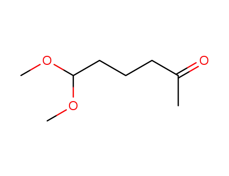 Molecular Structure of 36727-63-6 (2-Hexanone, 6,6-dimethoxy-)