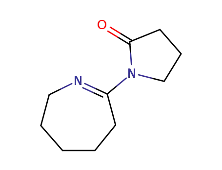 Molecular Structure of 90683-34-4 (2-Pyrrolidinone, 1-(3,4,5,6-tetrahydro-2H-azepin-7-yl)-)