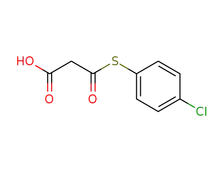 3-((4-chlorophenyl)thio)-3-oxopropanoic acid