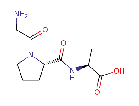 Molecular Structure of 837-83-2 (H-GLY-PRO-ALA-OH)