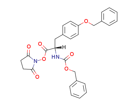 Carbamic acid,[(1S)-2-[(2,5-dioxo-1-pyrrolidinyl)oxy]-2-oxo-1-[[4-(phenylmethoxy)phenyl]methyl]ethyl]-,phenylmethyl ester (9CI)