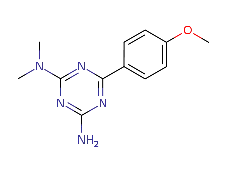 6-(4-methoxyphenyl)-N2,N2-dimethyl-1,3,5-triazine-2,4-diamine