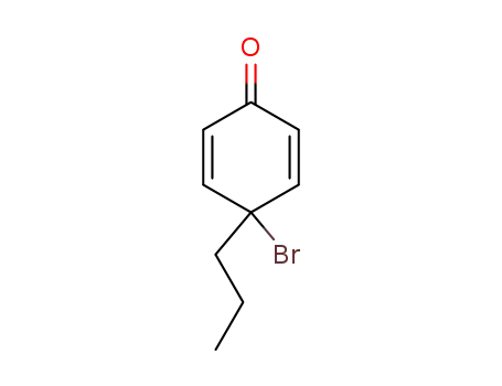 Molecular Structure of 102260-54-8 (2,5-Cyclohexadien-1-one, 4-bromo-4-propyl-)