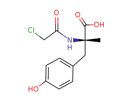 N-Chloroacetyl-L-α-methyltyrosine