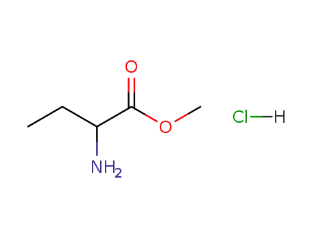 Molecular Structure of 7682-18-0 (DL-2-AMINO-N-BUTYRIC ACID METHYL ESTER HYDROCHLORIDE)