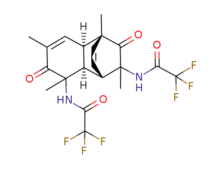 2,2,2-Trifluoro-N-[(1S,2S,7R,8R)-3,5,8,11-tetramethyl-4,12-dioxo-11-(2,2,2-trifluoro-acetylamino)-tricyclo[6.2.2.02,7]dodeca-5,9-dien-3-yl]-acetamide