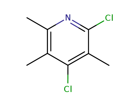 Molecular Structure of 109371-17-7 (2,4-DICHLORO-3,5,6-TRIMETHYLPYRIDINE)
