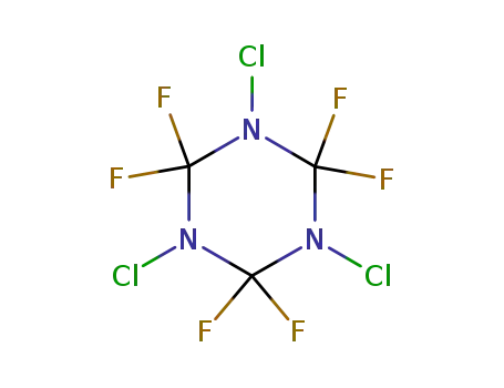 Molecular Structure of 832-34-8 (1,3,5-Triazine, 1,3,5-trichloro-2,2,4,4,6,6-hexafluorohexahydro-)