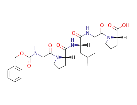 Molecular Structure of 2646-61-9 (Z-GLY-PRO-LEU-GLY-PRO-OH)