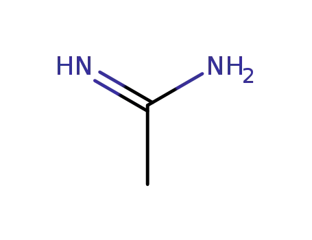 Molecular Structure of 143-37-3 (Acetamidine Base)