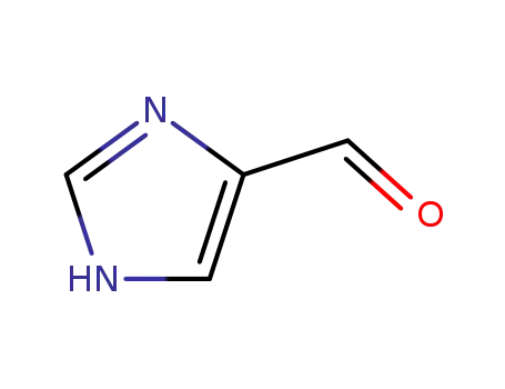 Molecular Structure of 3034-50-2 (1H-Imidazole-4-carbaldehyde)