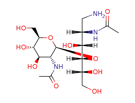 2-acetamido-4-O-(2-acetamido-2-deoxy-β-D-glucopyranosyl)-1-amino-1,2-dideoxy-D-glucitol