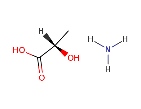 Propanoic acid, 2-hydroxy-, monoammonium salt, (S)-