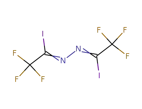 Molecular Structure of 88579-78-6 (Ethanehydrazonoyl iodide,
2,2,2-trifluoro-N-(2,2,2-trifluoro-1-iodoethylidene)-)