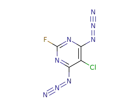 4,6-diazido-5-chloro-2-fluoropyrimidine