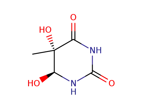 trans-5,6-dihydroxy-5,6-dehydrothymine