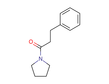 Molecular Structure of 151647-54-0 (Pyrrolidine, 1-(1-oxo-3-phenylpropyl)-)