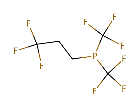 bis(trifluoromethyl)-3,3,3-trifluoropropylphosphine