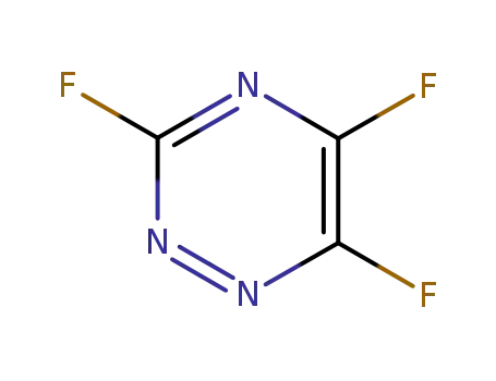 Molecular Structure of 75995-67-4 (1,2,4-Triazine, 3,5,6-trifluoro-)
