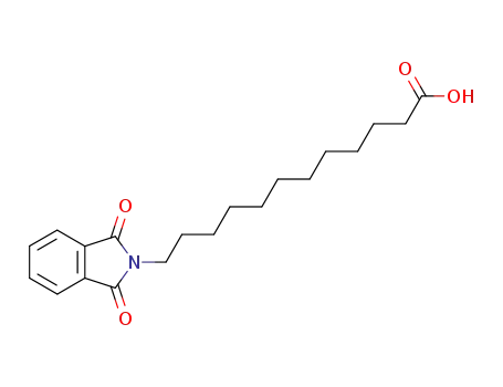 Molecular Structure of 21084-58-2 (2H-Isoindole-2-dodecanoic acid, 1,3-dihydro-1,3-dioxo-)