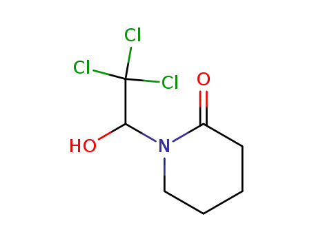 Molecular Structure of 65101-81-7 (2-Piperidinone, 1-(2,2,2-trichloro-1-hydroxyethyl)-)