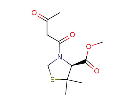 methyl (4S)-5,5-dimethyl-3-(3-oxobutanoyl)thiazolidine-4-carboxylate