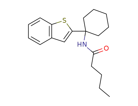 Pentanoic acid (1-benzo[b]thiophen-2-yl-cyclohexyl)-amide