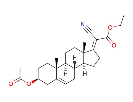 [(3S,8R,9S,10R,13S,14S)-3-Acetoxy-10,13-dimethyl-1,2,3,4,7,8,9,10,11,12,13,14,15,16-tetradecahydro-cyclopenta[a]phenanthren-(17E)-ylidene]-cyano-acetic acid ethyl ester