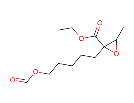 ethyl 2,3-epoxy-2-<5-(formyloxy)pentyl>butanoate
