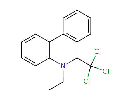 5-Ethyl-6-trichloromethyl-5,6-dihydro-phenanthridine