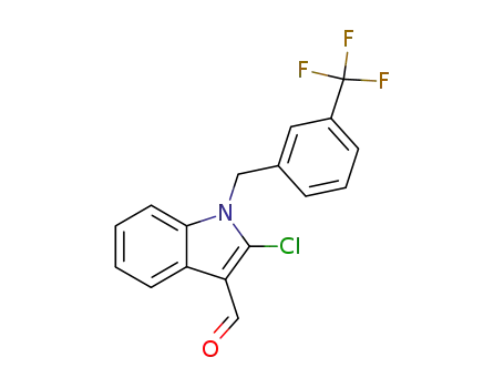 2-Chloro-1-(3-trifluoromethyl-benzyl)-1H-indole-3-carbaldehyde