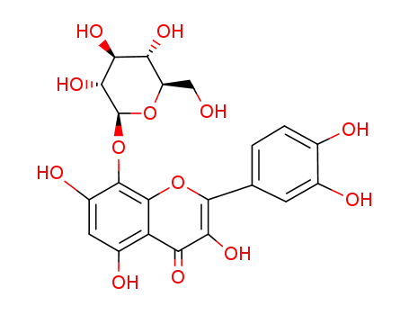 2-(3,4-dihydroxyphenyl)-3,5,7-trihydroxy-8-[(2s,3r,4s,5s,6r)-3,4,5-trihydroxy-6-(hydroxymethyl)oxan-2-yl]oxychromen-4-one