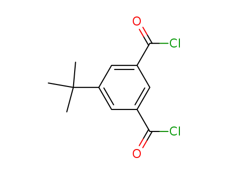 Molecular Structure of 13239-25-3 (1,3-Benzenedicarbonyl dichloride, 5-(1,1-dimethylethyl)-)