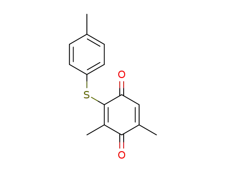 3,5-Dimethyl-2-p-tolylsulfanyl-[1,4]benzoquinone