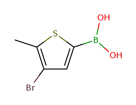 Molecular Structure of 154566-69-5 (5-METHYL-4-BROMOTHIOPHEN-2-YLBORONIC ACID)