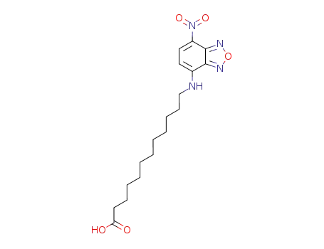 Molecular Structure of 96801-39-7 (12-(7-Nitrobenzofurazan-4-ylamino)dodecanoic acid)