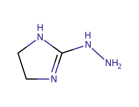 Molecular Structure of 51420-32-7 (1-(4,5-dihydro-1H-imidazol-2-yl)hydrazine)