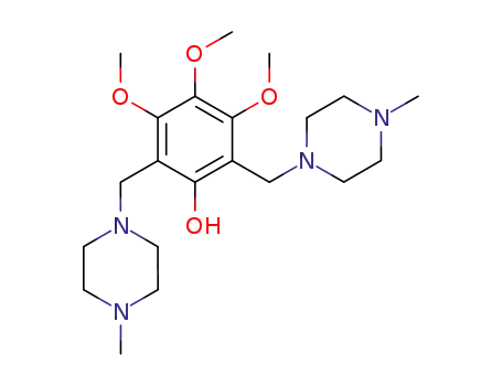 2,6-bis-(4-methylpiperazin-1-ylmethyl)-3,4,5-trimethoxyphenol
