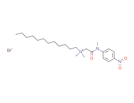 Dodecyl-dimethyl-{[methyl-(4-nitro-phenyl)-carbamoyl]-methyl}-ammonium; bromide