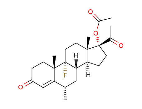 17α-acetoxy-9α-fluoro-6α-methylprogesterone