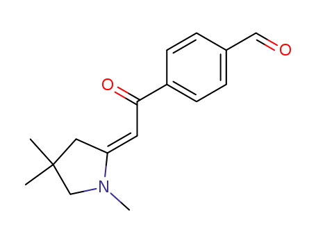 4-[(1,4,4-trimethyl-pyrrolidin-2-ylidene)-acetyl]-benzaldehyde