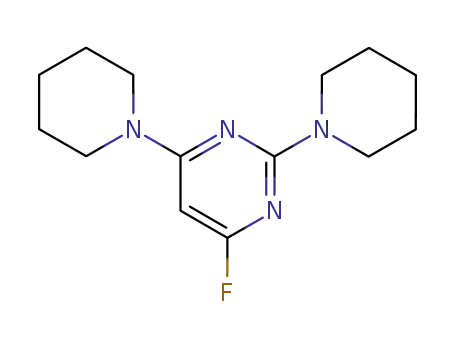 4-Fluoro-2,6-di-piperidin-1-yl-pyrimidine