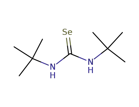 Molecular Structure of 423767-51-5 (Selenourea, N,N'-bis(1,1-dimethylethyl)-)