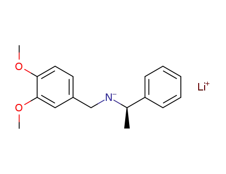 lithium (R)-N-3,4-dimethoxybenzyl-N-(α-methylbenzyl)amide