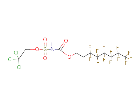 2-Perfluorohexylethyl-N-(2,2,2-trichloroethoxysulfonyl)carbamate