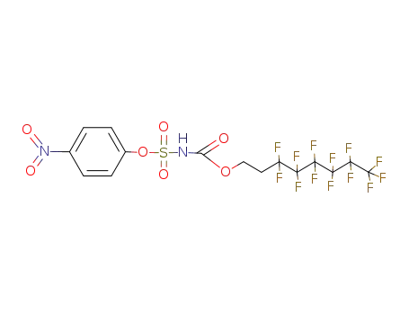 2-Perfluorohexylethyl-N-(4-nitrophenoxysulfonyl)carbamate