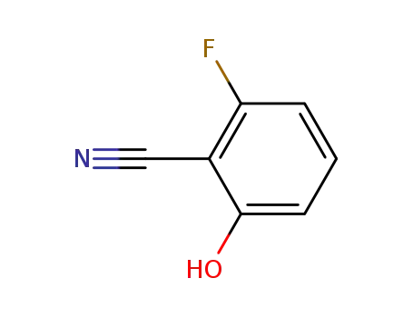 Molecular Structure of 140675-43-0 (2-FLUORO-6-HYDROXYBENZONITRILE)