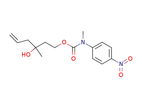 methyl-(4-nitro-phenyl)-carbamic acid 3-hydroxy-3-methyl-hex-5-enyl ester